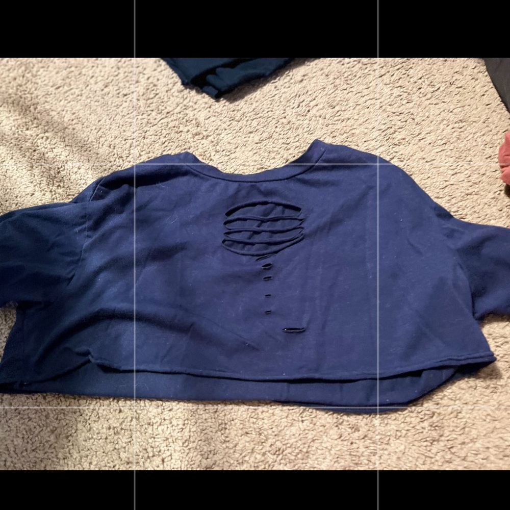 Teen girl crop top